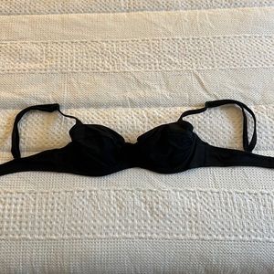 Black Underwire Push Up Aerie Swim Top